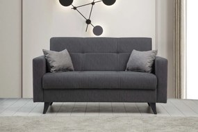 2-Seat Sofa-Bed Polya - Dark Grey Dark Grey