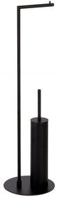 Βάση Χαρτιού Με Πιγκάλ AH-BA73149 Φ20x70cm Black Andrea House Metal