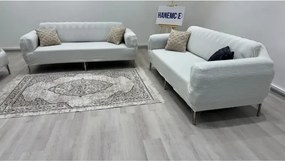 Stewehome Σετ καλύμματα καναπέ από πολυεστέρα και βαμβάκι με ριγέ σχέδιο 180x230 cm