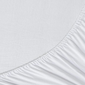 Σεντόνι Μακό Μονό Με Λάστιχο (100x200+40) La Luna Pure White