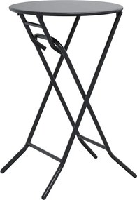 vidaXL Τραπέζι Κήπου Ανθρακί 50 x 50 x 72 cm Μέταλλο