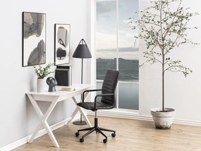 Τραπέζι γραφείου Oakland 162, Με συρτάρια, 75x120x60cm, Άσπρο