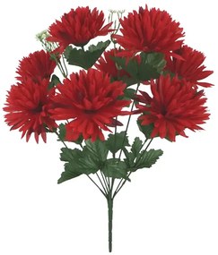 MarHome ΜΠΟΥΚΕΤΟ ΚΟΚΚΙΝΟ ΧΡΥΣΑΝΘΕΜΟ  Χ10- Y50cm 12/168KIB  00-23-1012-4