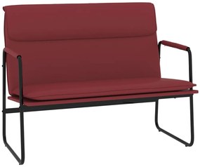 vidaXL Πάγκος Μπορντό 100x64x80 εκ. από Συνθετικό Δέρμα