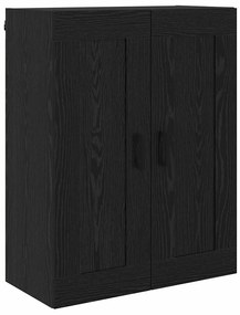vidaXL Highboard με συρτάρι 2 pcs Μαύρη Οξυά Επεξεργασμένο ξύλο