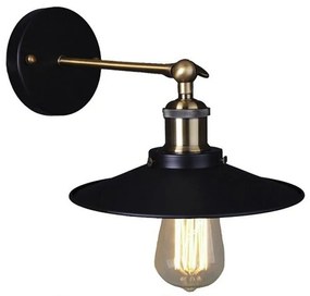Φωτιστικό Τοίχου-Απλίκα Minimall 01039 Black GloboStar Metal