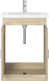 vidaXL Σετ Επίπλων Μπάνιου Sonoma Δρυς 61 x 40 x 84,5 εκ