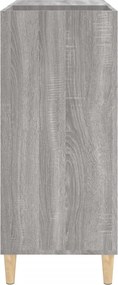 vidaXL Δισκοθήκη Γκρι Sonoma 84,5 x 38 x 89 εκ. από Επεξεργασμένο Ξύλο