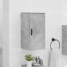 vidaXL Ντουλάπι Μπάνιου Σκυρόδεμα Γκρι 30 x 31,5 x 61 εκ