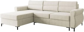 Γωνιακός καναπές Mormi-Krem