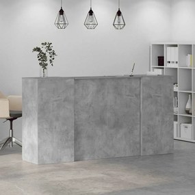 vidaXL Γραφείο υποδοχής 200x50x103,5 εκ. Επεξεργασμένο Ξύλο