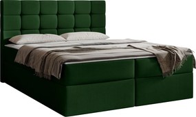 Επενδυμένο κρεβάτι Luanda-180 x 200-Prasino