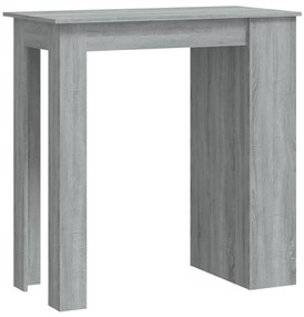 vidaXL Τραπέζι Μπαρ με Ράφια Sonoma Δρυς 102x50x103,5εκ. Επεξεργ. Ξύλο