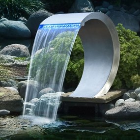 Ubbink Σετ Καταρράκτη Mamba Καταρράκτης Φωτισμό LED Ανοξείδωτο Ατσάλι 401371