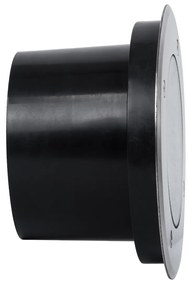 GloboStar UNDERGROUND-TINA 90668 Χωνευτό Φωτιστικό Σποτ Δαπέδου LED 12W 1380lm 30° DC 24V Αδιάβροχο IP65 Φ16 x Υ9cm Φυσικό Λευκό 4500K - Ανοξείδωτο Ατσάλι - 3 Years Warranty - 90668