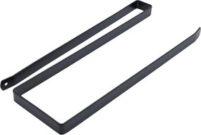 Μεταλλική Βάση Under Shelf για Χαρτί Κουζίνας 25x10cm Άσπρο ή Μαύρο - Μαύρο