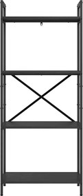 vidaXL Ράφι Βιβλίων 4 επιπέδων 56 x 34 x 133,5 εκ Επεξεργασμένο Ξύλο
