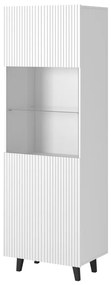 PAFOS Standing cabinet white/white DIOMMI CAMA-PAFOS-WITRYNA-BI/BI