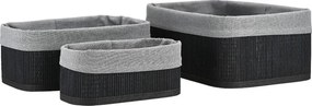 Καλάθια Αποθήκευσης (Σετ 3τμχ) Estia Bamboo Essentials 02-34603