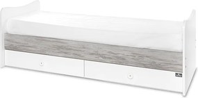 BED MAXI PLUS NEW 70/160 WHITE/ARTWOOD