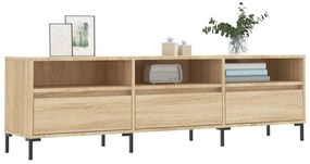 vidaXL Έπιπλο Τηλεόρασης Sonoma Δρυς 150x30x44,5 εκ. Επεξ. Ξύλο