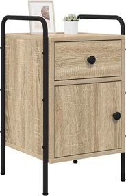 vidaXL Κομοδίνο 2 τμχ. Sonoma Δρυς 35 x 36,5 x 61 εκ
