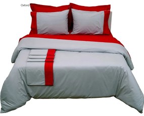 Μαξιλαροθήκες Supreme Collection Σετ 2τμχ Oxford Red Viopros 50Χ70 50x75cm 100% Cotton