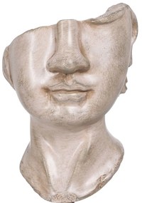 Διακοσμητική Φιγούρα Μπεζ Πρόσωπο 12,5 x 13,5 x 27,5 cm