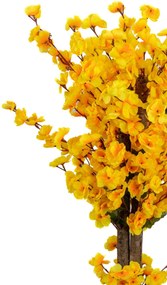 Stewehome Δέντρο bahardali σε γκρι μοντέρνο γλαστράκι Κίτρινο