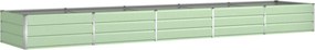 vidaXL Γλάστρα Παστέλ Πράσινο 480 x 100 x 45 εκ Επικαλυμμένος Χάλυβας