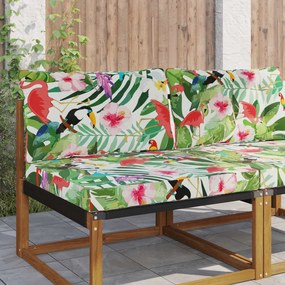 vidaXL Μαξιλάρι Καναπέ Εξωτερικού Χώρου 2 pcs πολύχρωμο Πολυεστέρας