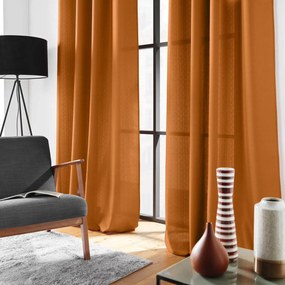 Κουρτίνα (140x280) Με Τρουκς L-C Soline Camel Brown 1612708