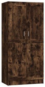 vidaXL Ντουλάπα Καπνιστή Δρυς 82,5x51,5x180 εκ. από Επεξεργασμένο Ξύλο