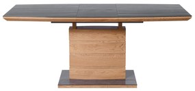 CONCORD extension table, color: top - dark grey, leg - golden oak DIOMMI V-CH-CONCORD-ST