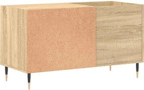 vidaXL Δισκοθήκη Sonoma Δρυς 85 x 38 x 48 εκ. από Επεξεργασμένο Ξύλο