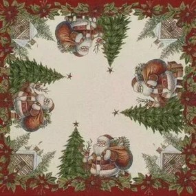 Χριστουγεννιάτικο Τραπεζομάντηλο Λινό XTRA14 - 140x140