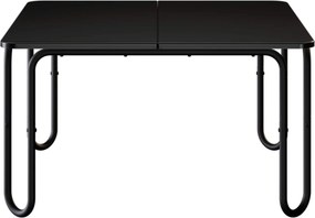 vidaXL Τραπεζάκι σαλονιού Μαύρο 100 x 100 x 45 cm Επεξεργασμένο Ξύλο