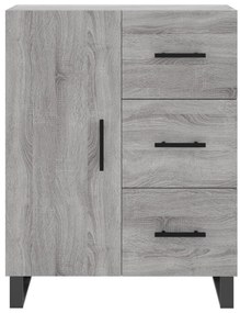 vidaXL Ντουλάπι Γκρι Sonoma 69,5 x 34 x 90 εκ. από Επεξεργασμένο Ξύλο