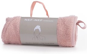 Πετσέτα Μαλλιών - Τουρμπάνι (24x61) Nef-Nef Homeware Sandy Pink