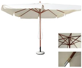 SOLEIL ομπρέλα Ξύλο Kempass 300x300cm Ε912