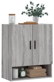 vidaXL Ντουλάπι Τοίχου Γκρι Sonoma 60 x 31 x 70 εκ. από Επεξεργ. Ξύλο