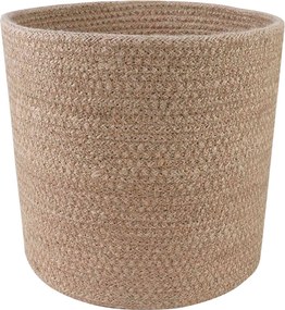 vidaXL Σετ Γλαστρών 2 pcs Φυσικό Ø 21 x 21 εκ 100% Γιούτα Τοσσά