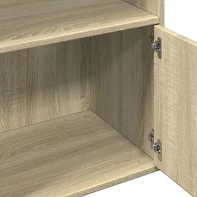 vidaXL Βιβλιοθήκη Sonoma Δρυς 100x36x189 εκ. από Επεξεργασμένο Ξύλο