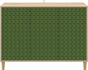 vidaXL Πλαϊνό γραφείο GELEEN Sonoma 102 x 33 x 75 εκ.