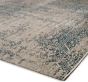 Χαλί Διαδρόμου (67x140) Βιοκαρπέτ Gossip 9186A Cream Blue