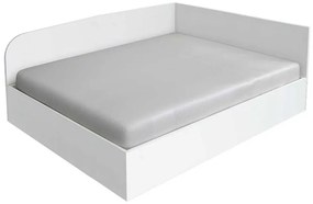 Ημίδιπλο Κρεβάτι καναπές Olivia, 120/190, Λευκό, 194/80/124 εκ., Genomax