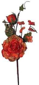 Στολίδι Λουλούδι 99-00-10925 40cm Multi Marhome