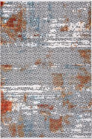Χαλί Διαδρόμου (80x150) Βιοκαρπέτ Chagall 7568A Anthracite/White