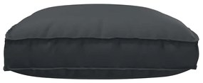 vidaXL Μαξιλάρι παλέτας για κάθισμα Μαύρο 120 x 80 x 12 cm