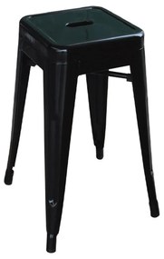 Σκαμπό Μπάρ Relix Black Ε5193,1 43X43Χ67 cm Μέταλλο
